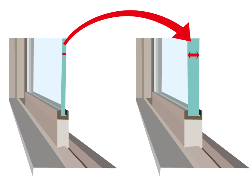 窓ガラス交換イメージ